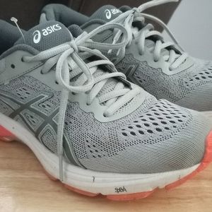 ASICSWomen's GT-1000 6 | Mid Grey/Carbon/Flash Coral | Running Shoes ...
